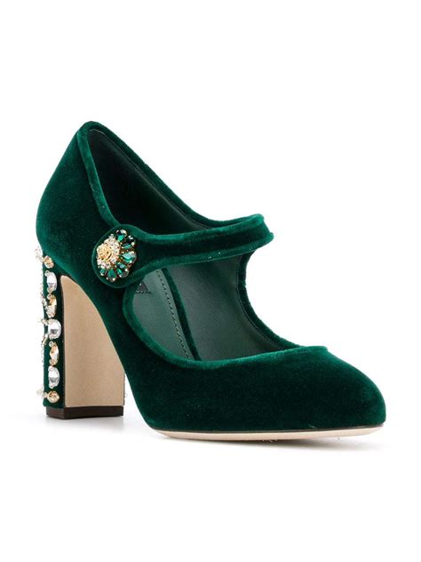 dolce gabbana velvet mary jane|farfetch dolce gabbana pumps.